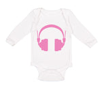 Long Sleeve Bodysuit Baby Headphones Dj Music Style C Boy & Girl Clothes Cotton - Cute Rascals