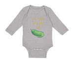 Long Sleeve Bodysuit Baby I'M Kind of of A Big Dill Funny Humor Cotton