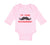 Long Sleeve Bodysuit Baby I'M Your Huckleberry Boy & Girl Clothes Cotton