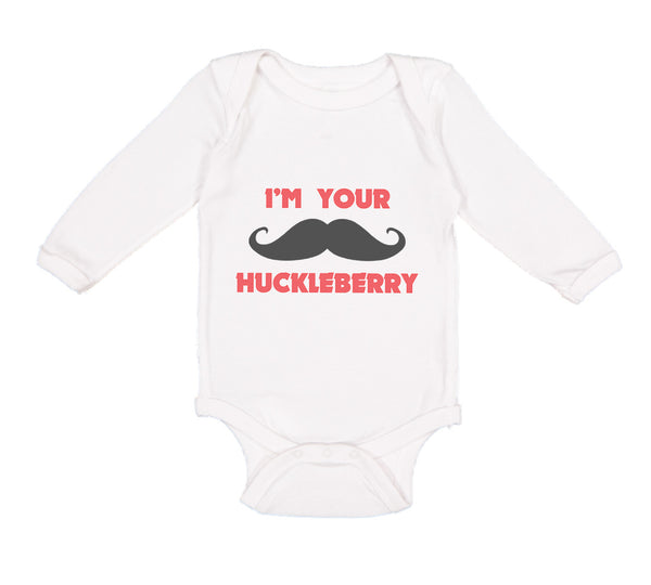 Long Sleeve Bodysuit Baby I'M Your Huckleberry Boy & Girl Clothes Cotton