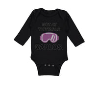 Long Sleeve Bodysuit Baby Not at The Table Carlos Funny Humor Style C Cotton