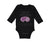 Long Sleeve Bodysuit Baby Not at The Table Carlos Funny Humor Style C Cotton
