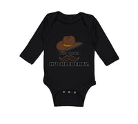 Long Sleeve Bodysuit Baby I'M Your Huckleberry Boy & Girl Clothes Cotton