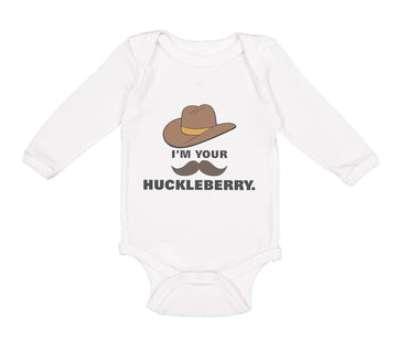 Long Sleeve Bodysuit Baby I'M Your Huckleberry Boy & Girl Clothes Cotton