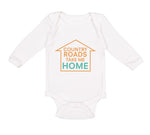 Long Sleeve Bodysuit Baby Country Roads Take Me Home Funny Humor Cotton - Cute Rascals