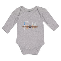 Long Sleeve Bodysuit Baby Carpenterer Costume Belt and Tools Equipment Cotton - Cute Rascals