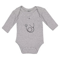 Long Sleeve Bodysuit Baby Doctor's Medical Equipment Stethoscope Module 1 Cotton - Cute Rascals