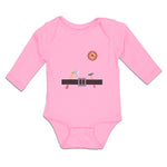 Long Sleeve Bodysuit Baby Carpenterer Costume Tool Belt with Badge Cotton - Cute Rascals