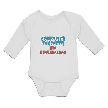 Long Sleeve Bodysuit Baby Computer Engineer in Training Boy & Girl Clothes