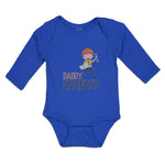 Long Sleeve Bodysuit Baby Daddy Engineer Profession Boy with Helmet and Tools - Cute Rascals