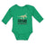 Long Sleeve Bodysuit Baby Paleontologist Dinosaur Skull Skeleton Cotton