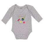 Long Sleeve Bodysuit Baby Painter Costume Brush and Roller Boy & Girl Clothes