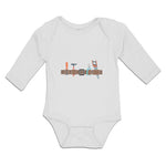 Long Sleeve Bodysuit Baby Carpenterer Costume Tool Belt Boy & Girl Clothes - Cute Rascals
