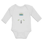 Long Sleeve Bodysuit Baby Pilot Costume Hat and Insignias Boy & Girl Clothes
