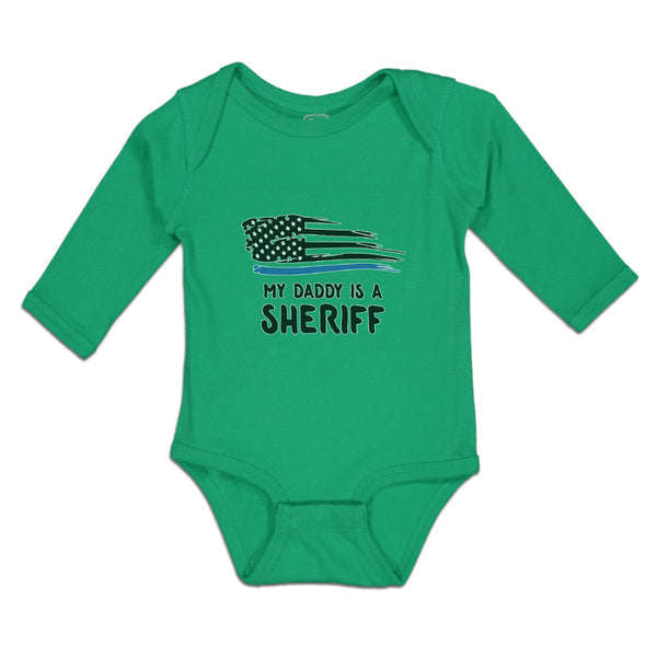 My Daddy Is A Sheriff Country Police Flag