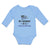 Long Sleeve Bodysuit Baby My Mommy Is A Police Officer Flag and Star Cotton