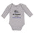Long Sleeve Bodysuit Baby My Mommy Is A Police Officer Flag and Star Cotton