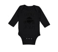 Long Sleeve Bodysuit Baby I Roll with Jesus Christian Jesus God Cotton