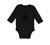 Long Sleeve Bodysuit Baby I Roll with Jesus Christian Jesus God Cotton