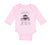 Long Sleeve Bodysuit Baby I Roll with Jesus Christian Jesus God Cotton