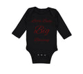 Long Sleeve Bodysuit Baby Little Boy Big Blessing Christian Jesus God Cotton