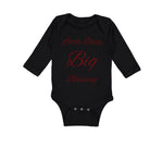 Long Sleeve Bodysuit Baby Little Boy Big Blessing Christian Jesus God Cotton