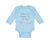 Long Sleeve Bodysuit Baby When God Made Me He Said Ta Da! Style B Christian