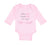 Long Sleeve Bodysuit Baby When God Made Me He Said Ta Da! Style B Christian