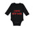 Long Sleeve Bodysuit Baby I Love New York Valentines Love Boy & Girl Clothes