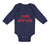 Long Sleeve Bodysuit Baby I Love New York Valentines Love Boy & Girl Clothes