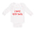 Long Sleeve Bodysuit Baby I Love New York Valentines Love Boy & Girl Clothes