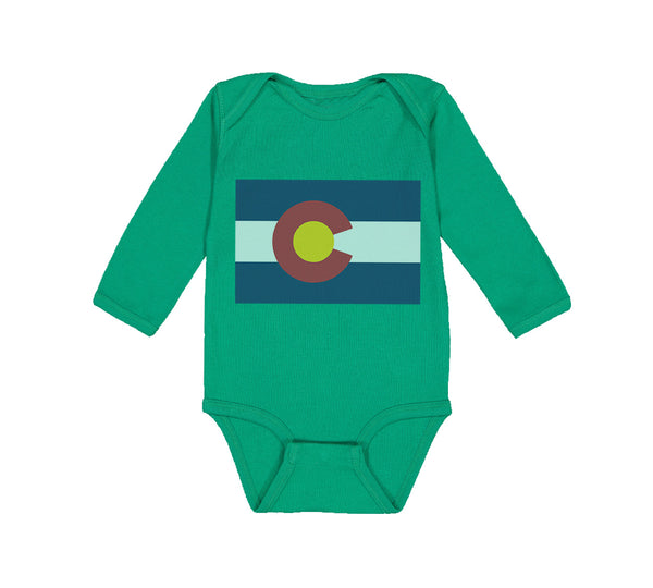 Long Sleeve Bodysuit Baby Colorado States Boy & Girl Clothes Cotton - Cute Rascals