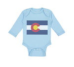 Long Sleeve Bodysuit Baby Colorado States Boy & Girl Clothes Cotton - Cute Rascals