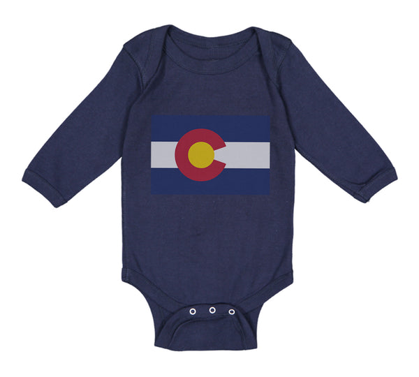 Long Sleeve Bodysuit Baby Colorado States Boy & Girl Clothes Cotton - Cute Rascals