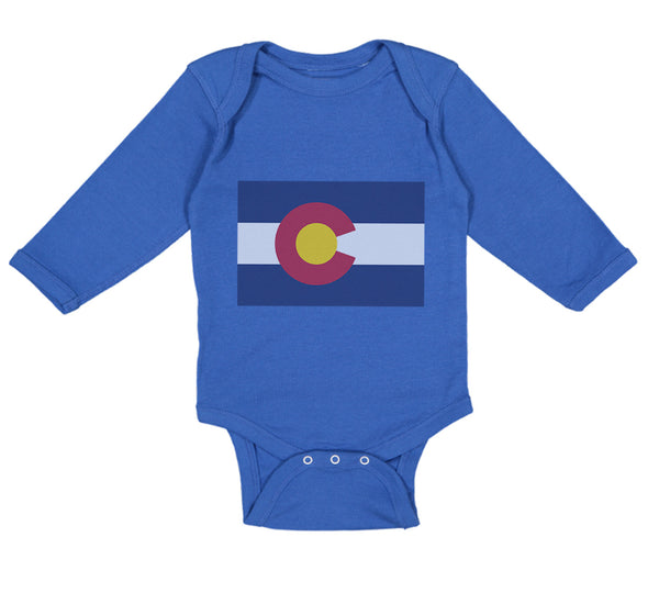 Long Sleeve Bodysuit Baby Colorado States Boy & Girl Clothes Cotton - Cute Rascals