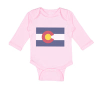 Long Sleeve Bodysuit Baby Colorado States Boy & Girl Clothes Cotton - Cute Rascals