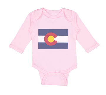Long Sleeve Bodysuit Baby Colorado States Boy & Girl Clothes Cotton