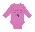 Long Sleeve Bodysuit Baby Proud to Be Choctaw Boy & Girl Clothes Cotton