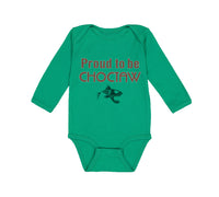 Long Sleeve Bodysuit Baby Proud to Be Choctaw Boy & Girl Clothes Cotton