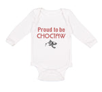 Long Sleeve Bodysuit Baby Proud to Be Choctaw Boy & Girl Clothes Cotton