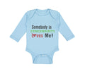 Long Sleeve Bodysuit Baby Somebody in Cincinnati Loves Me! Boy & Girl Clothes