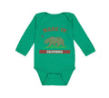 Long Sleeve Bodysuit Baby Made in California Boy & Girl Clothes Cotton