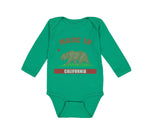 Long Sleeve Bodysuit Baby Made in California Boy & Girl Clothes Cotton