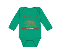Long Sleeve Bodysuit Baby Made in California Boy & Girl Clothes Cotton