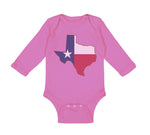 Long Sleeve Bodysuit Baby Texas State Boy & Girl Clothes Cotton