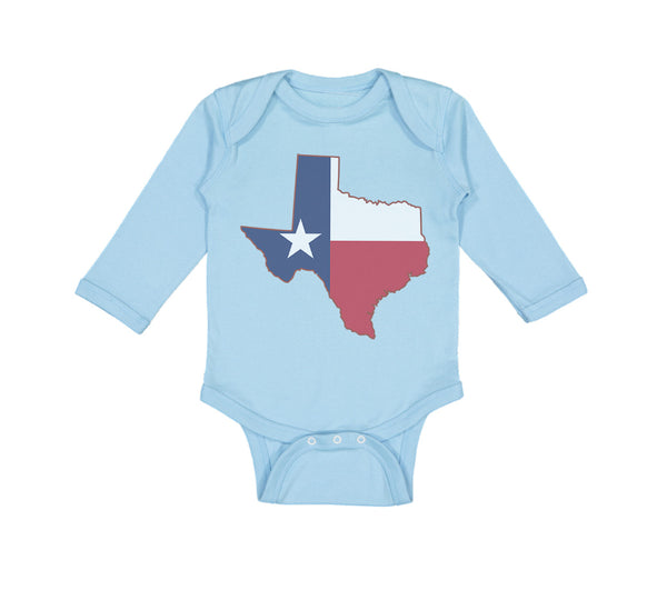 Long Sleeve Bodysuit Baby Texas State Boy & Girl Clothes Cotton