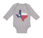 Long Sleeve Bodysuit Baby Texas State Boy & Girl Clothes Cotton
