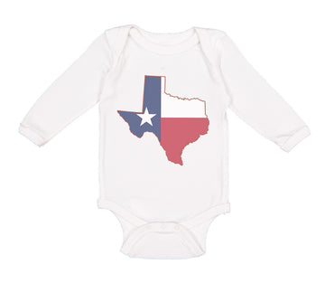 Long Sleeve Bodysuit Baby Texas State Boy & Girl Clothes Cotton