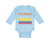 Long Sleeve Bodysuit Baby Love Heart Colombia Soccer Ball Soccer Cotton