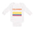 Long Sleeve Bodysuit Baby Love Heart Colombia Soccer Ball Soccer Cotton